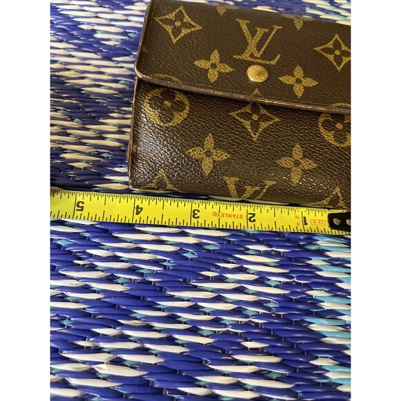 Louis Vuitton Brown Monogram Portefeiulle Elise Trifold Wallet - Limited! - Picture 4 of 7